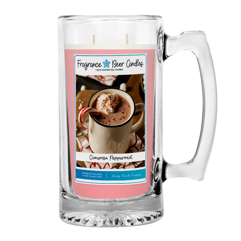 Cinnamon Peppermint Fragrance Beer Candle