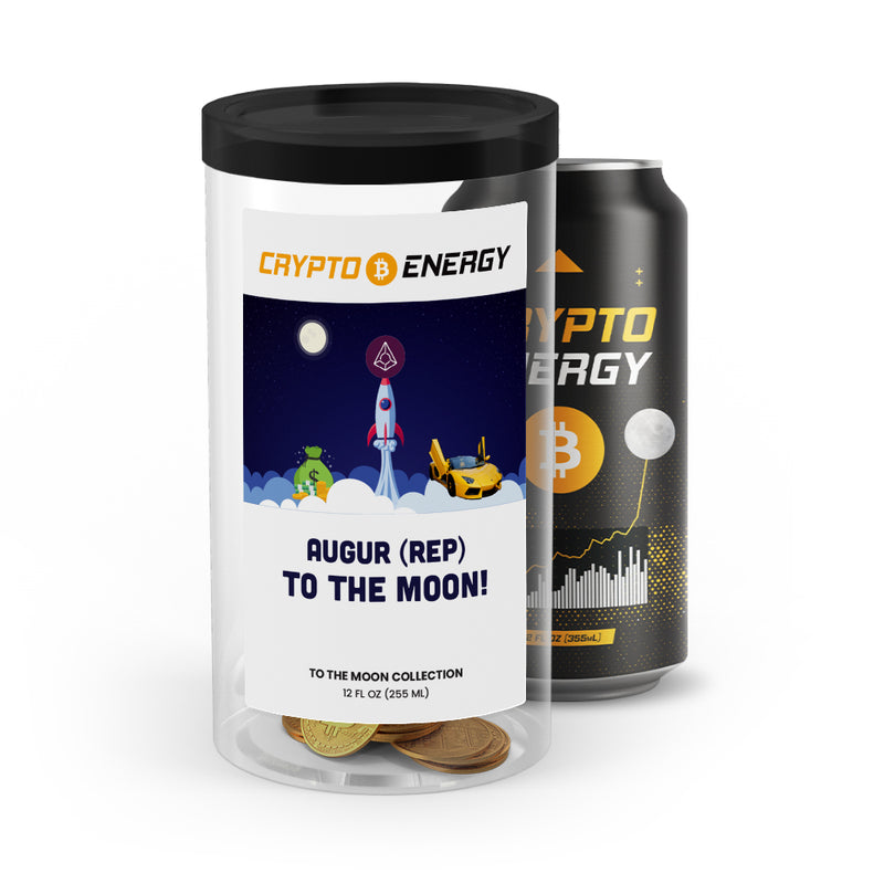 Augur (REP) To The Moon! Crypto Energy Drinks
