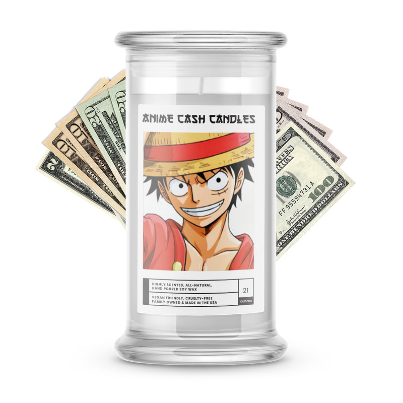 Monkey D., Luffy | Anime Cash Candle