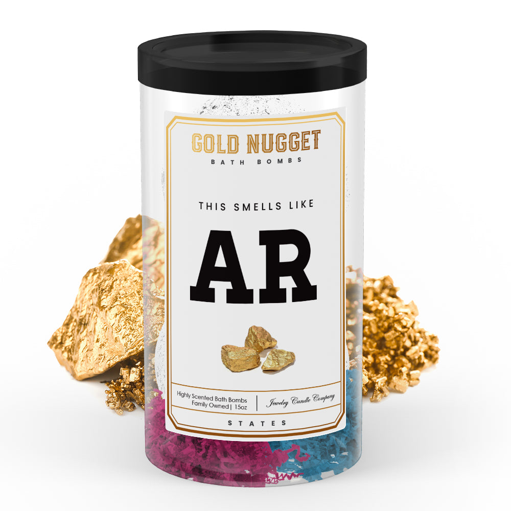 This Smells Like AR State Gold Nugget Bath Bombs