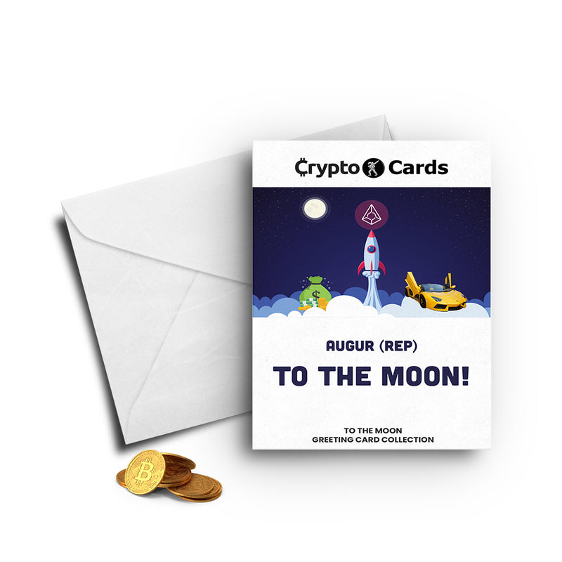 Augur (REP) To The Moon! Crypto Cards