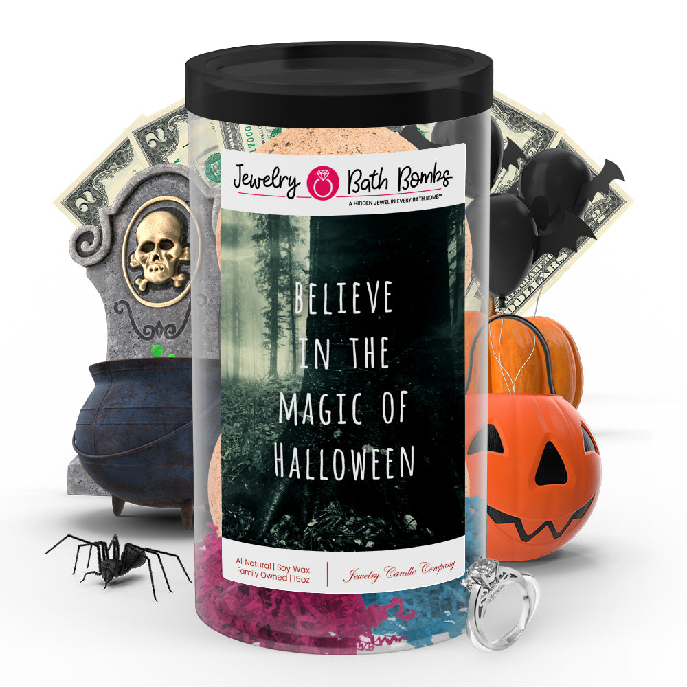 Believe in the magic of halloween Jewelry Bath Bombs