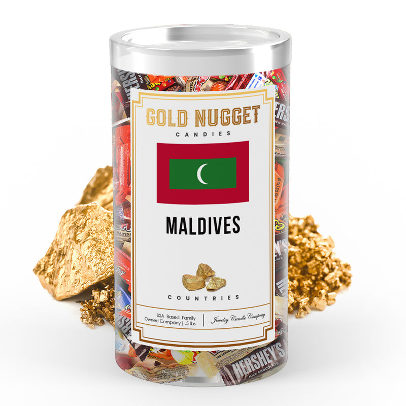 Maldives Countries Gold Nugget Candy