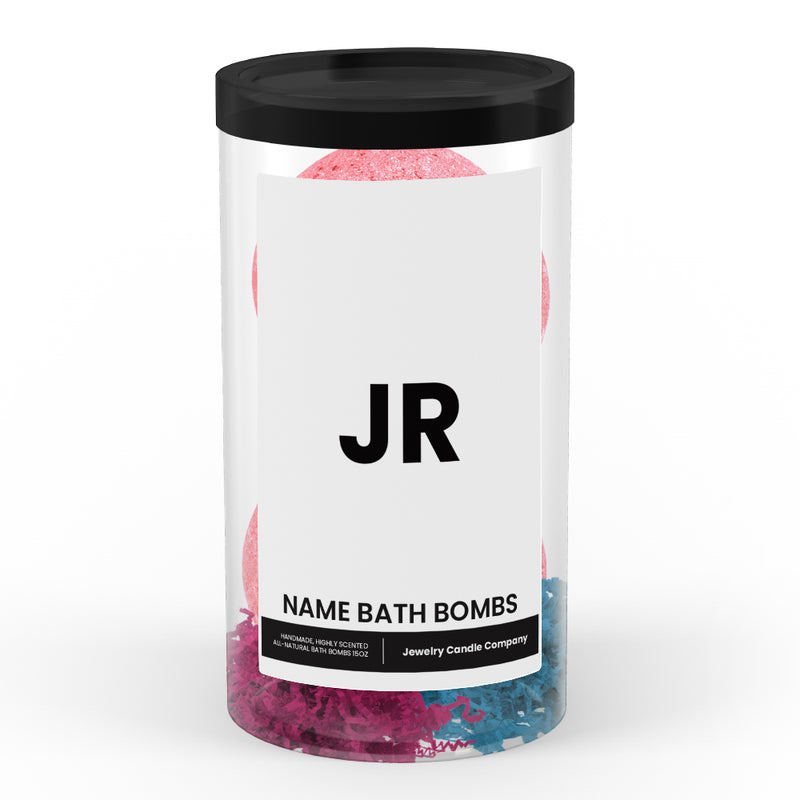 JR Name Bath Bomb Tube