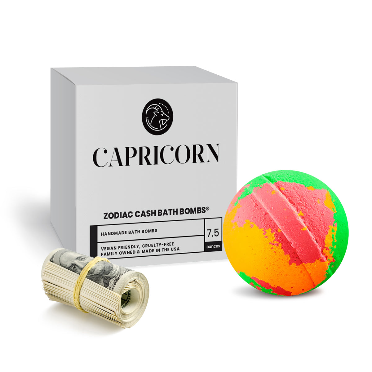 Capricorn Zodiac Cash Bath Bomb