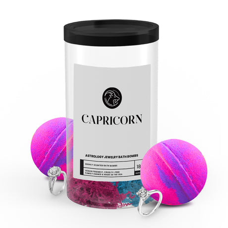 Capricorn Astrology Jewelry Bath Bombs