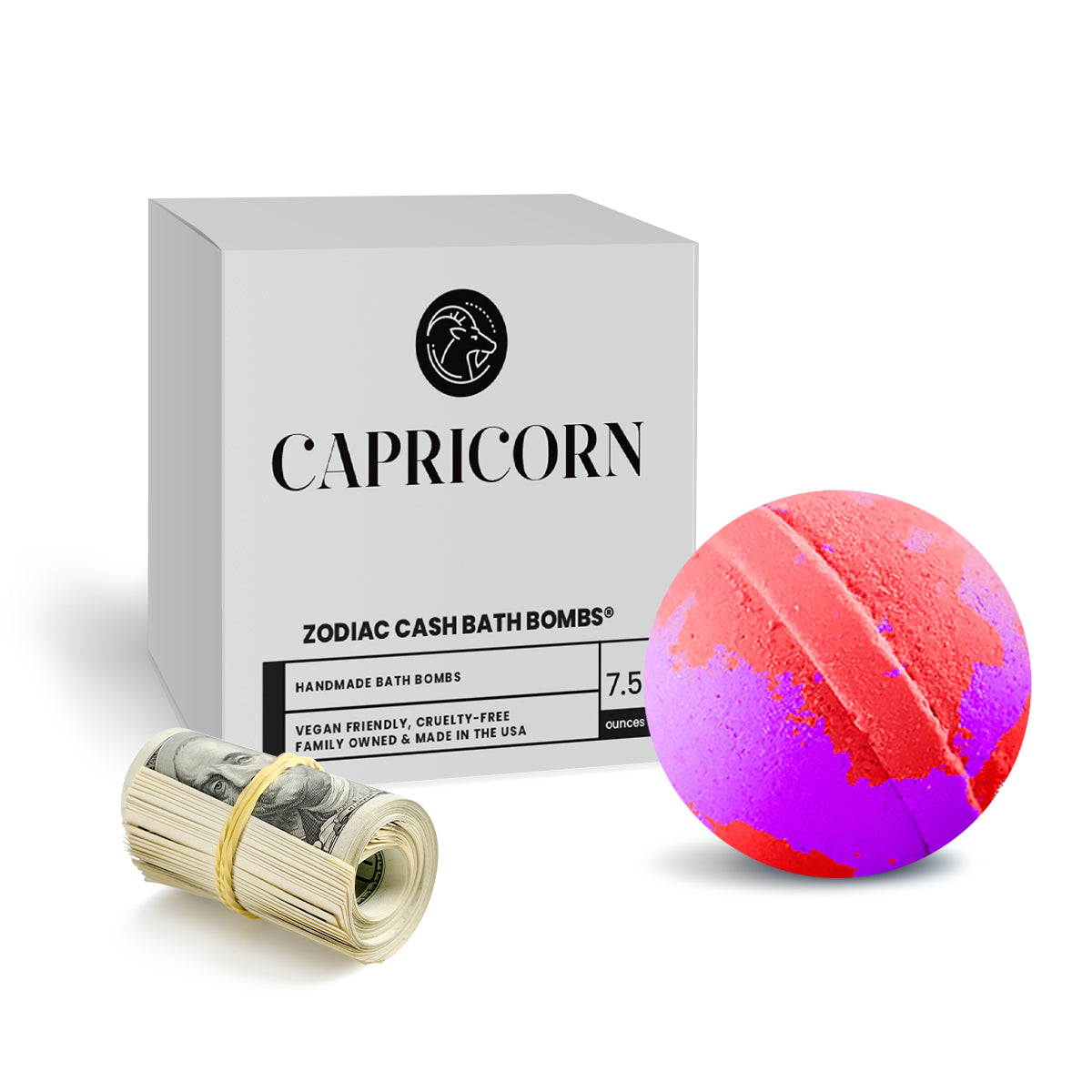 Capricorn Zodiac Cash Bath Bomb