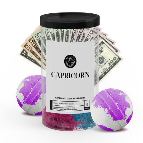 Capricorn Astrology Cash Bath Bombs