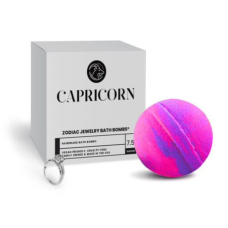 Capricorn Zodiac Jewelry Bath Bomb