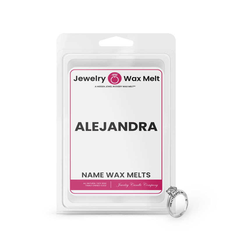 ALEJANDRA Name Jewelry Wax Melts