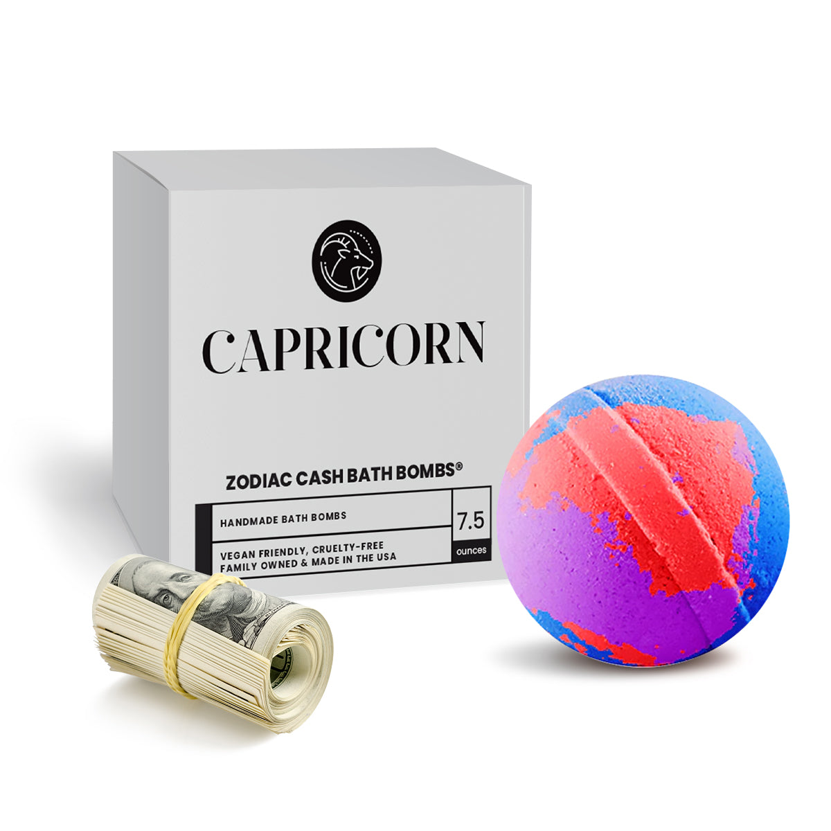 Capricorn Zodiac Cash Bath Bomb