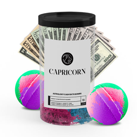Capricorn Astrology Cash Bath Bombs