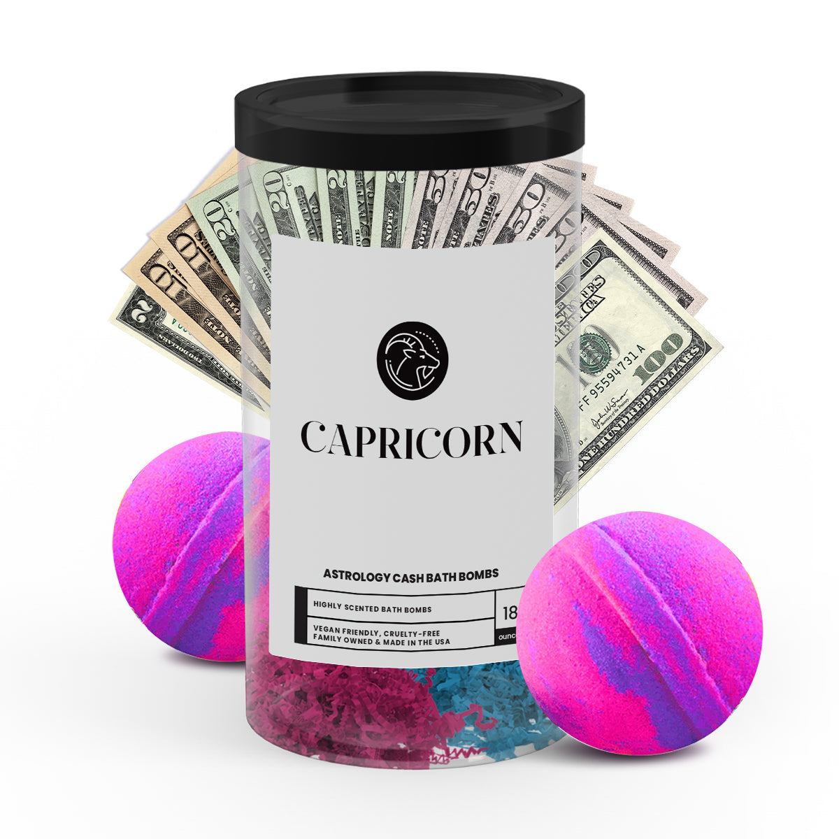 Capricorn Astrology Cash Bath Bombs