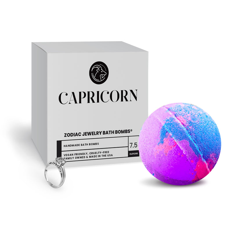 Capricorn Zodiac Jewelry Bath Bomb