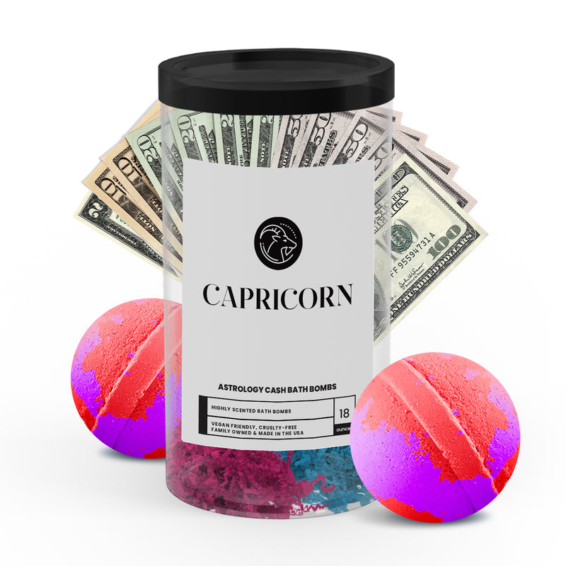 Capricorn Astrology Cash Bath Bombs