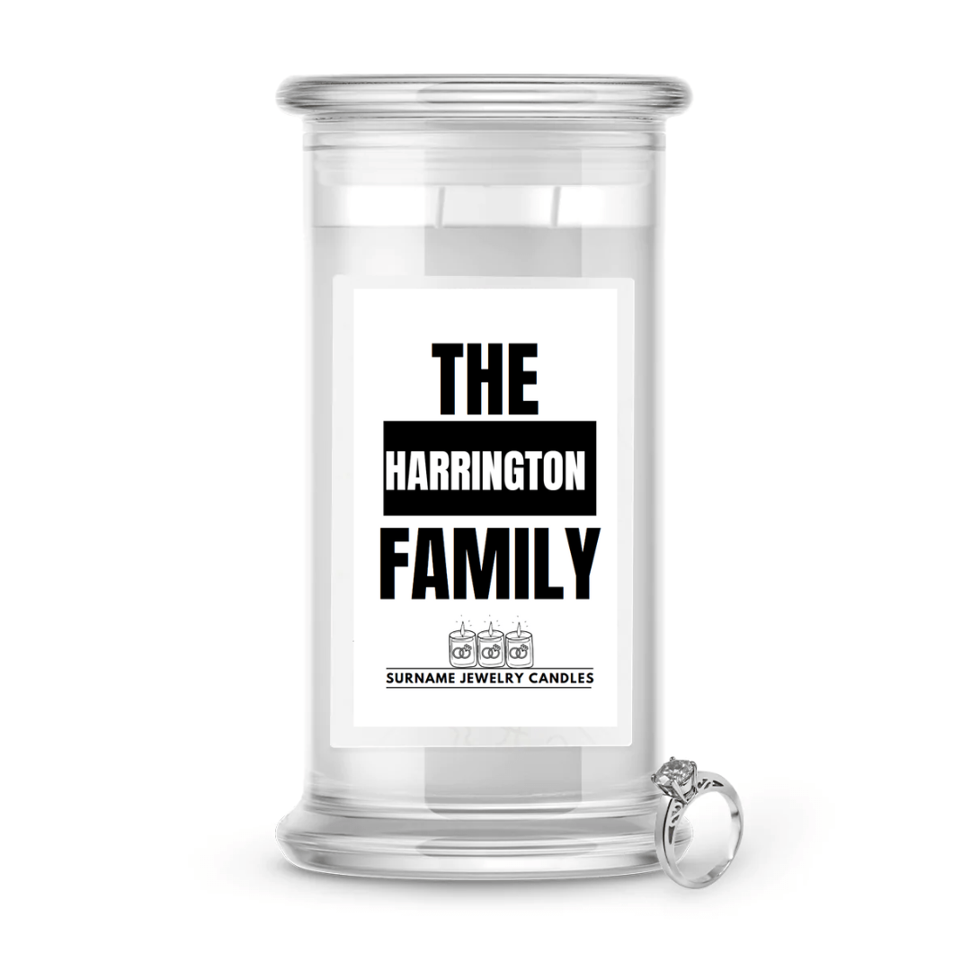 The Harrington Family | Surname Jewelry Candles