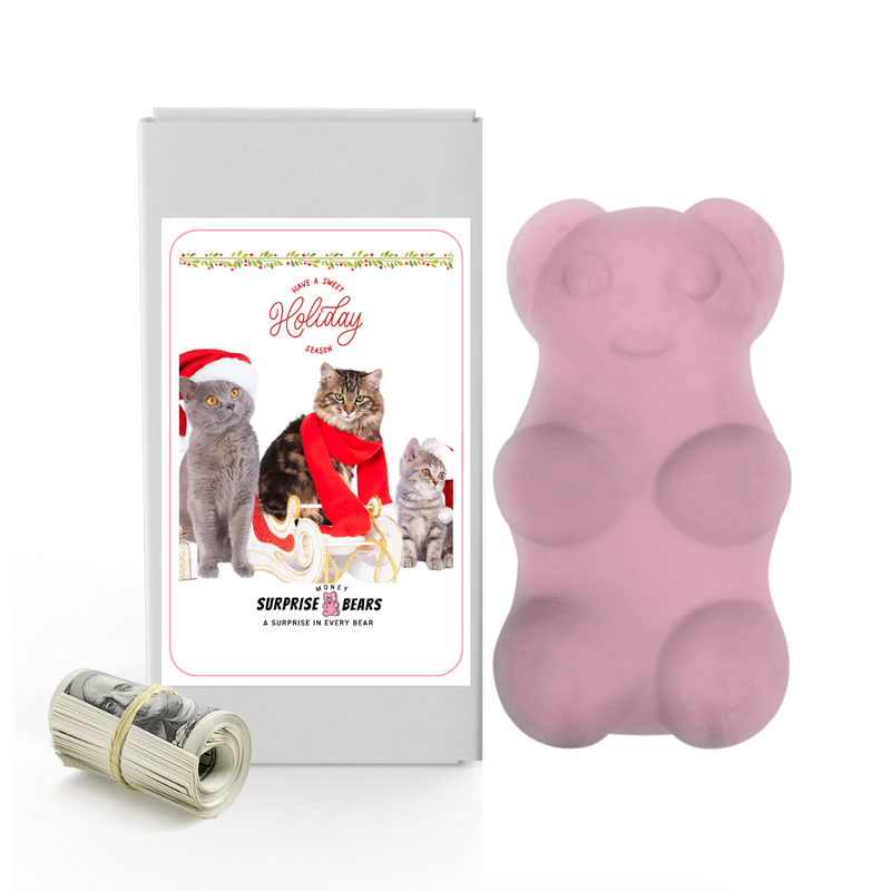 Have a Sweet Holiday Season  | Christmas Surprise Cash Bears