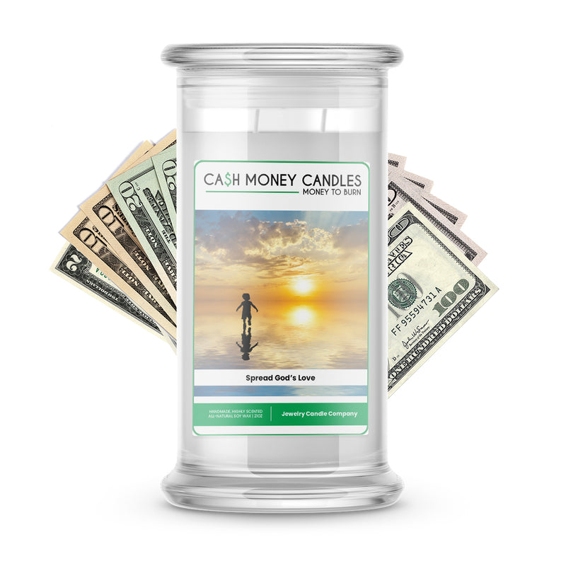 Spread God's Love Cash Candle