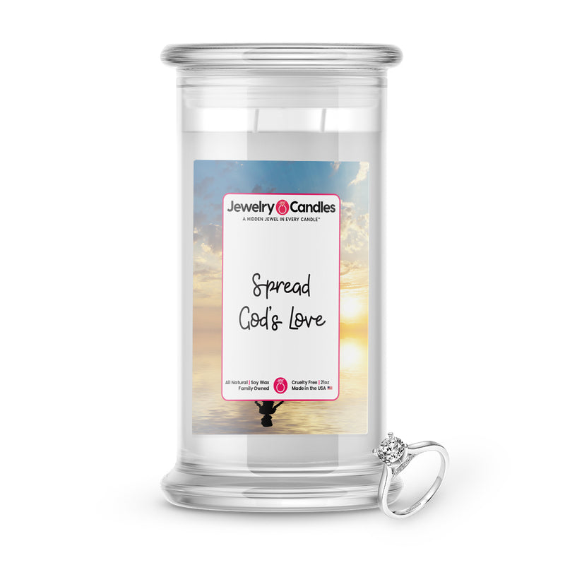 Spread God's Love Jewelry Candle