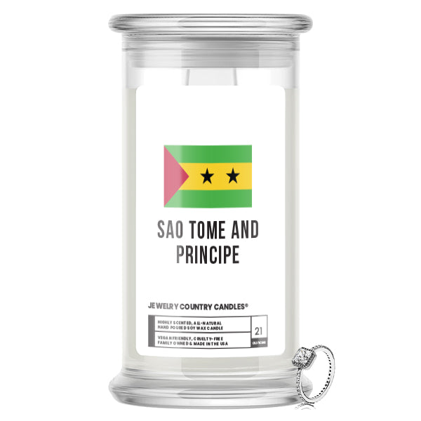 Sao Tome and Principe Jewelry Country Candles