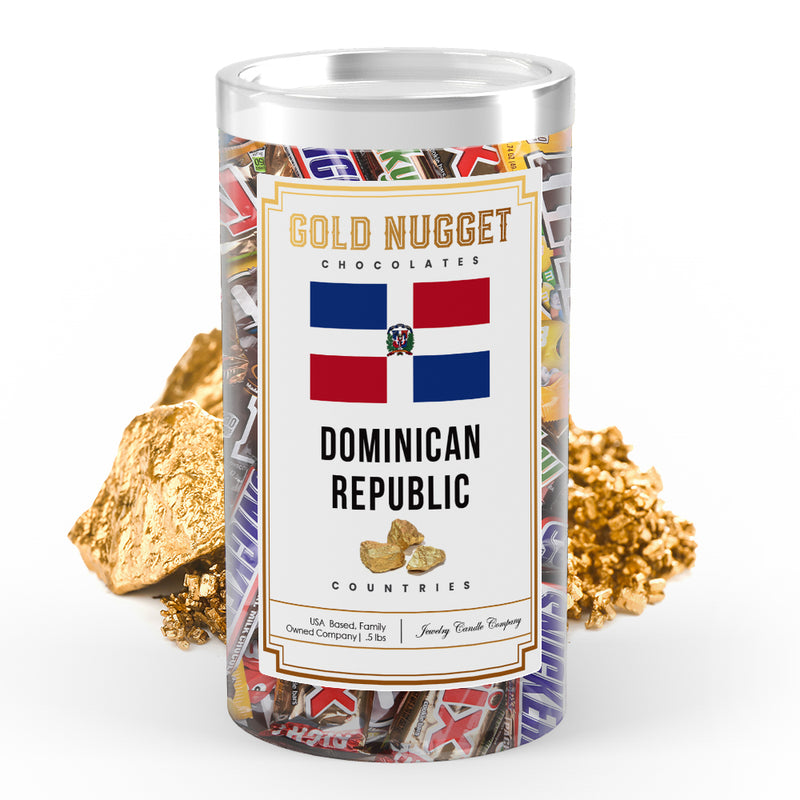 Dominican Republics Countries Gold Nugget Chocolates