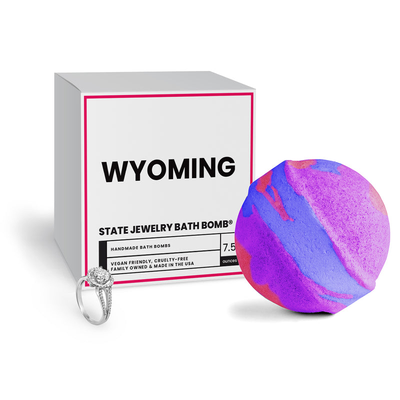 Wyoming State Jewelry Bath Bomb