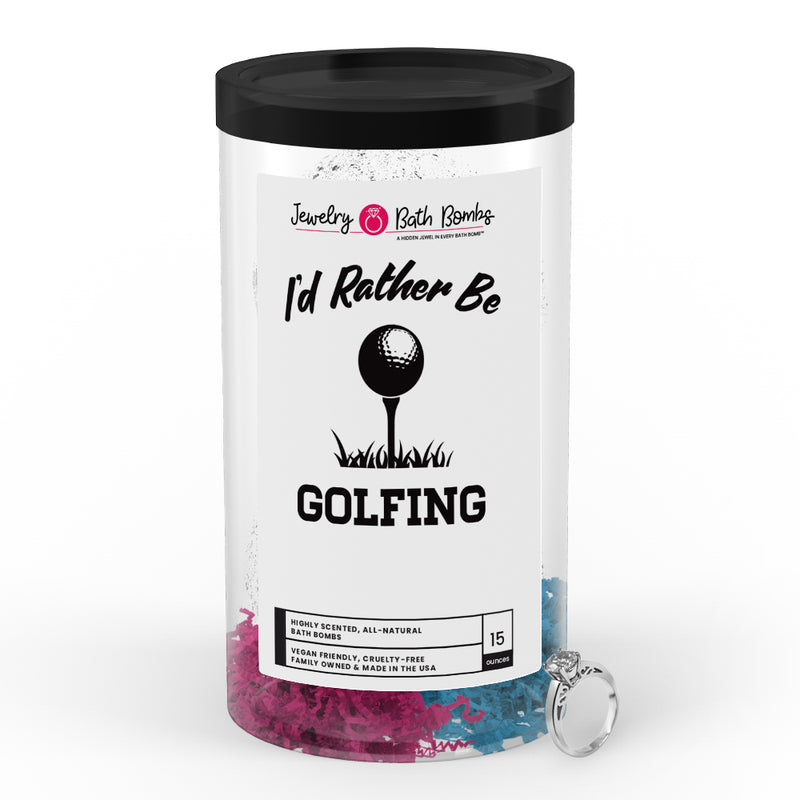 I'd rather be Golfing Jewelry Bath Bombs