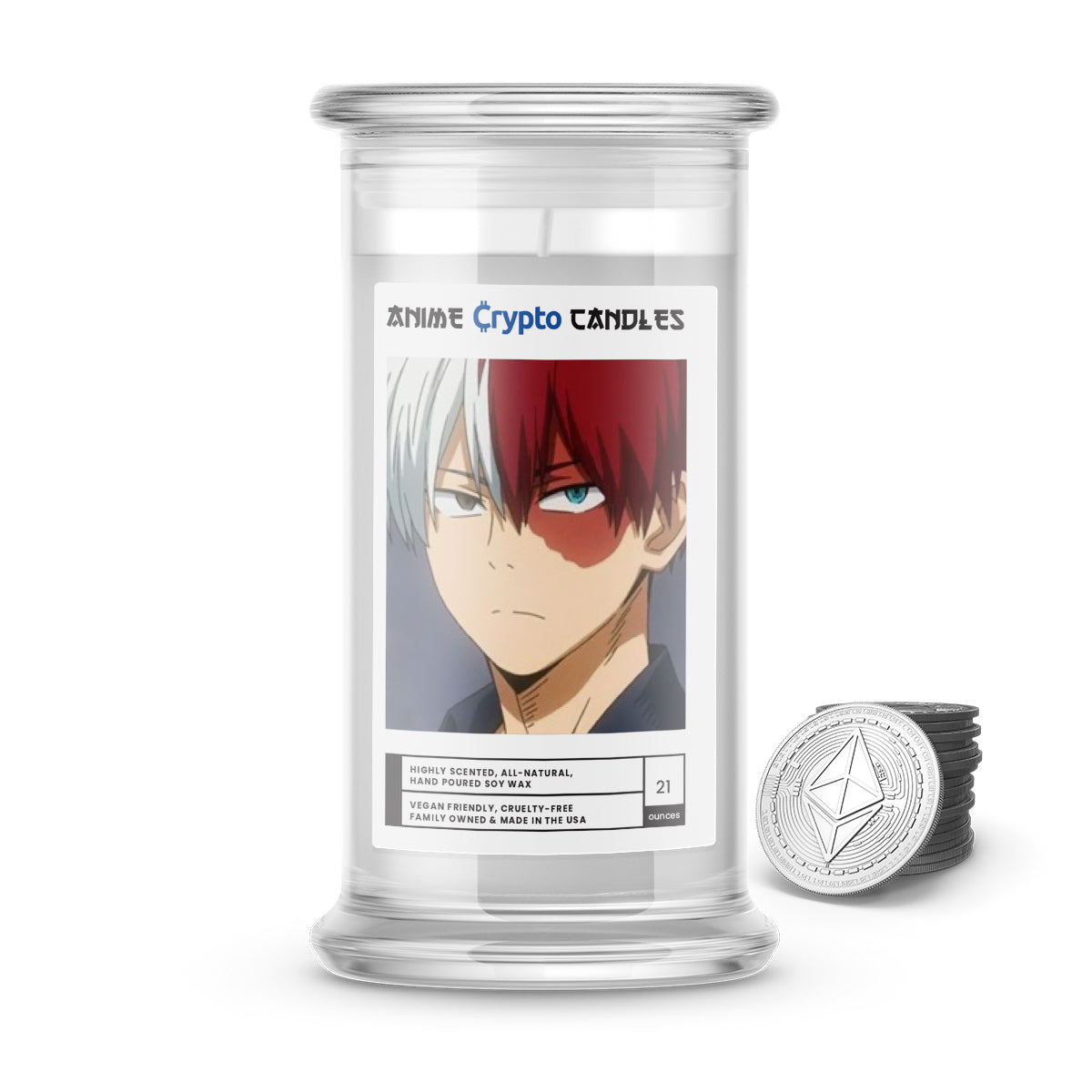 Todoroki, Shouto (轟 焦凍) - Crypto Anime Candles