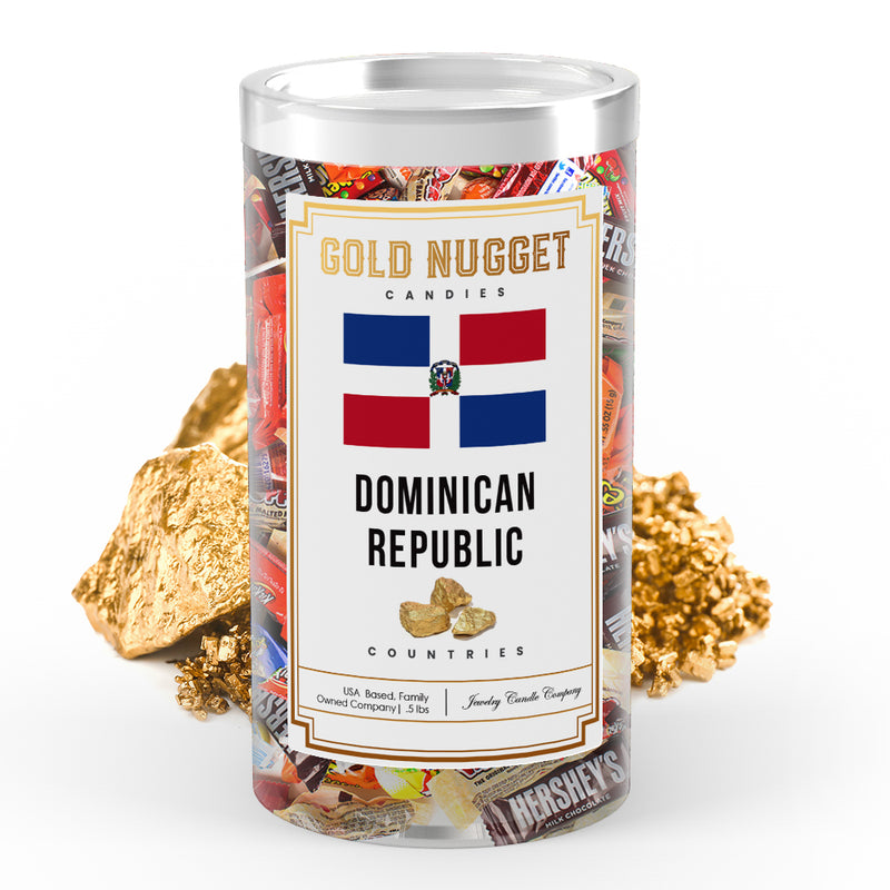 Dominican Republics Countries Gold Nugget Candy