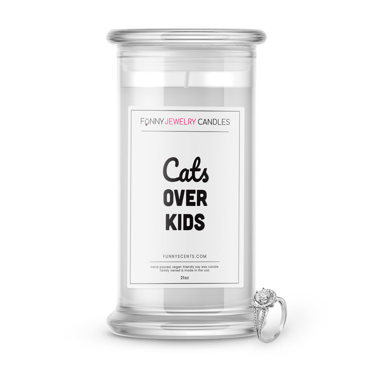 Cats Over Kids Jewelry Funny Candles