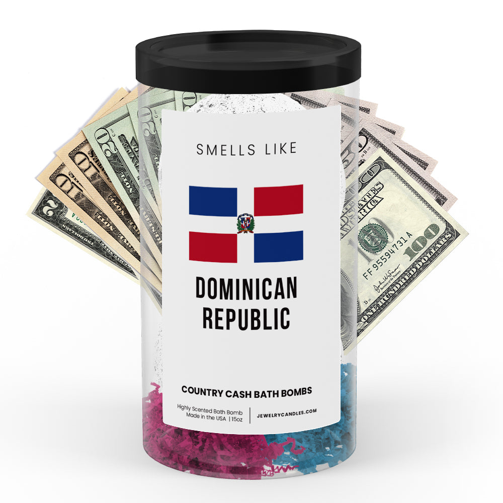 Smells Like Dominican Republic Country Cash Bath Bombs