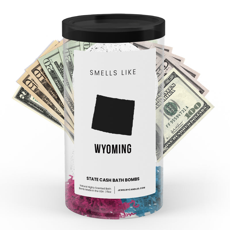 Smells Like Wyoming State Cash Bath Bombs