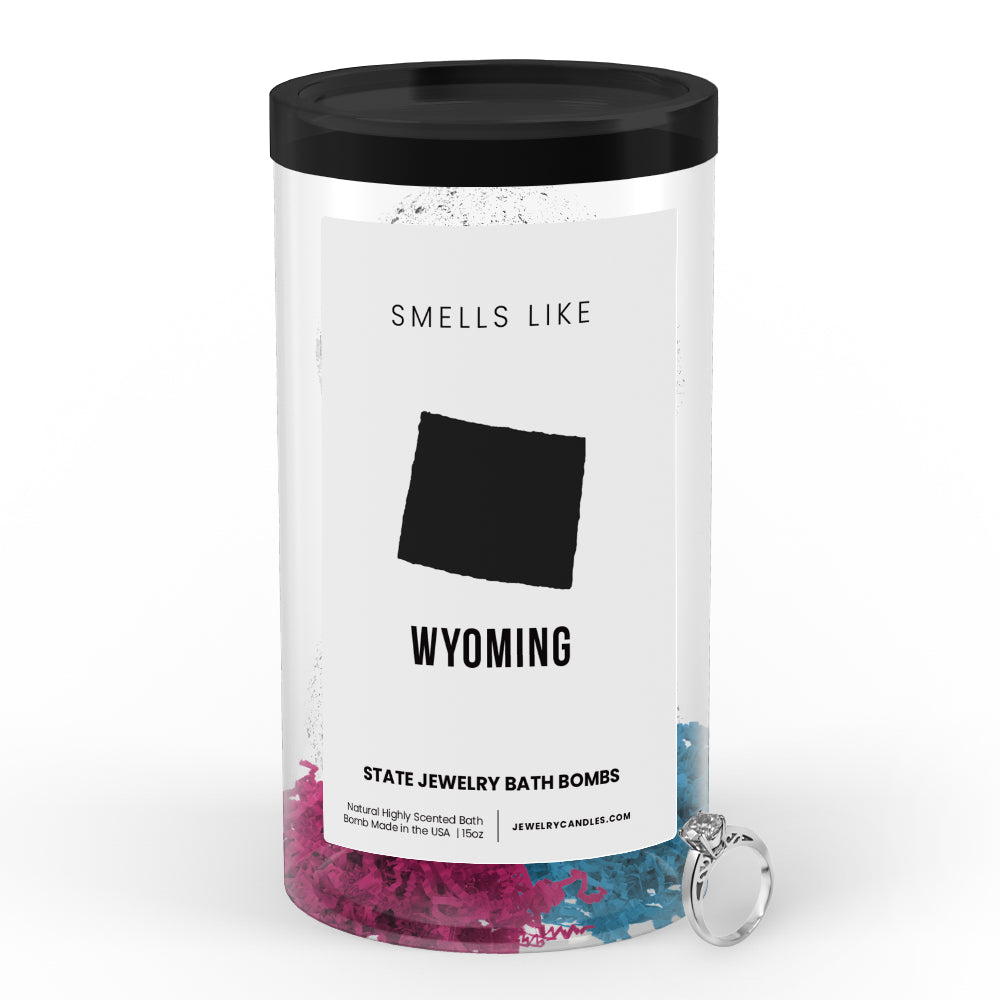 Smells Like Wyoming State Jewelry Bath Bombs