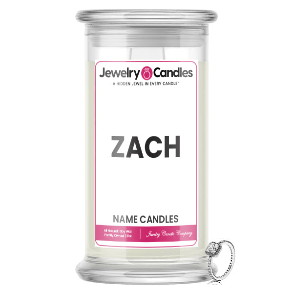 ZACH Name Jewelry Candles