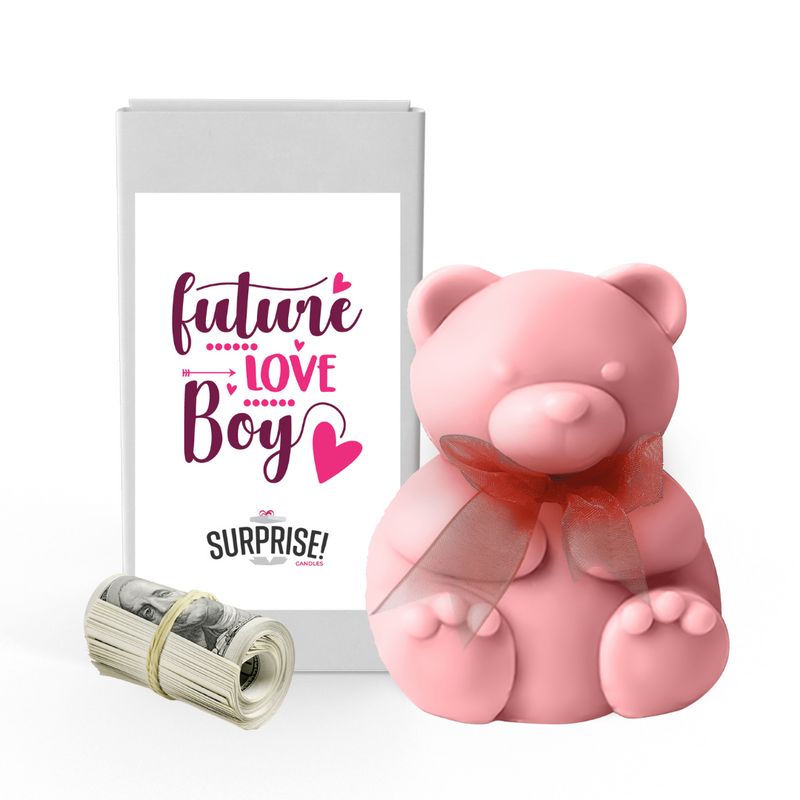 Future Love Boy | Valentines Day Surprise Cash Money Bear Wax Melts