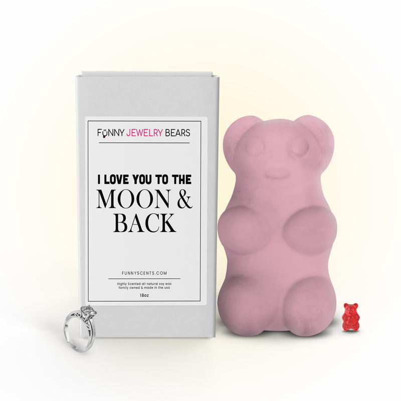 I Love You To The Moon & Back Funny Jewelry Bear Wax Melts
