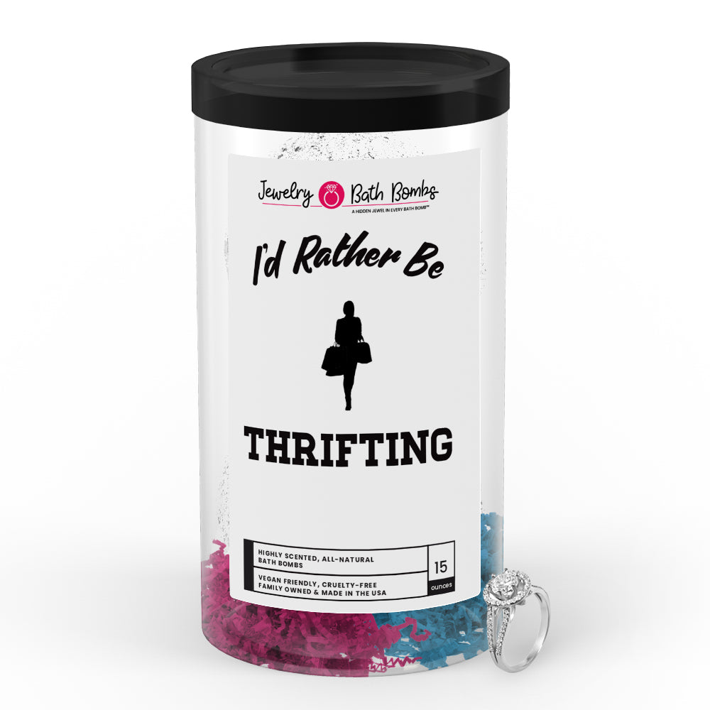 I'd rather be Thrifting Jewelry Bath Bombs