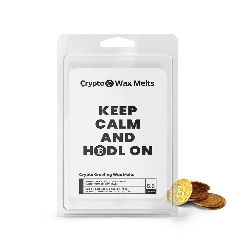 Keep Clam and Hold On Crypto Greeting Wax Melts