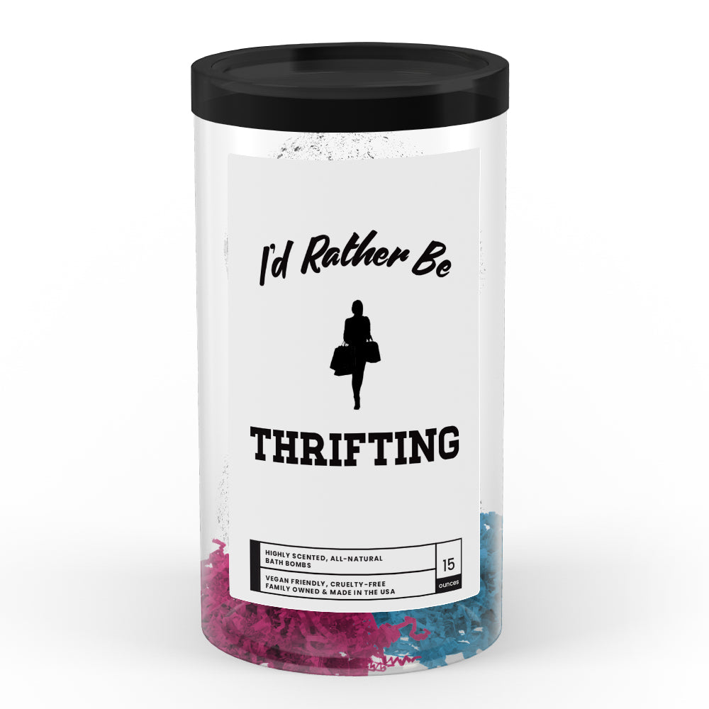 I'd rather be Thrifting Bath Bombs