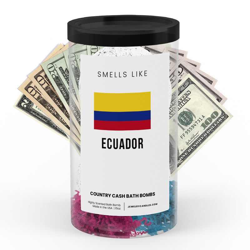 Smells Like Ecuador Country Cash Bath Bombs