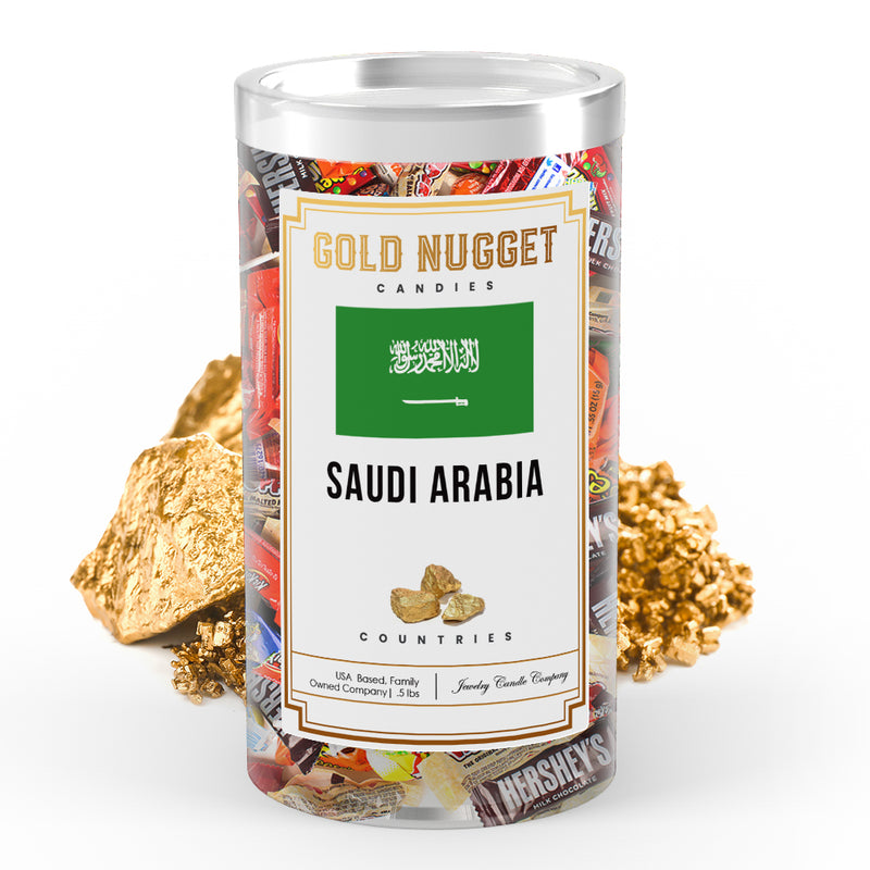 Saudi Arabia Countries Gold Nugget Candy