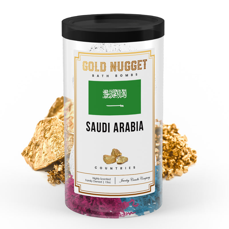 Saudi Arabia Countries Gold Nugget Bath Bombs