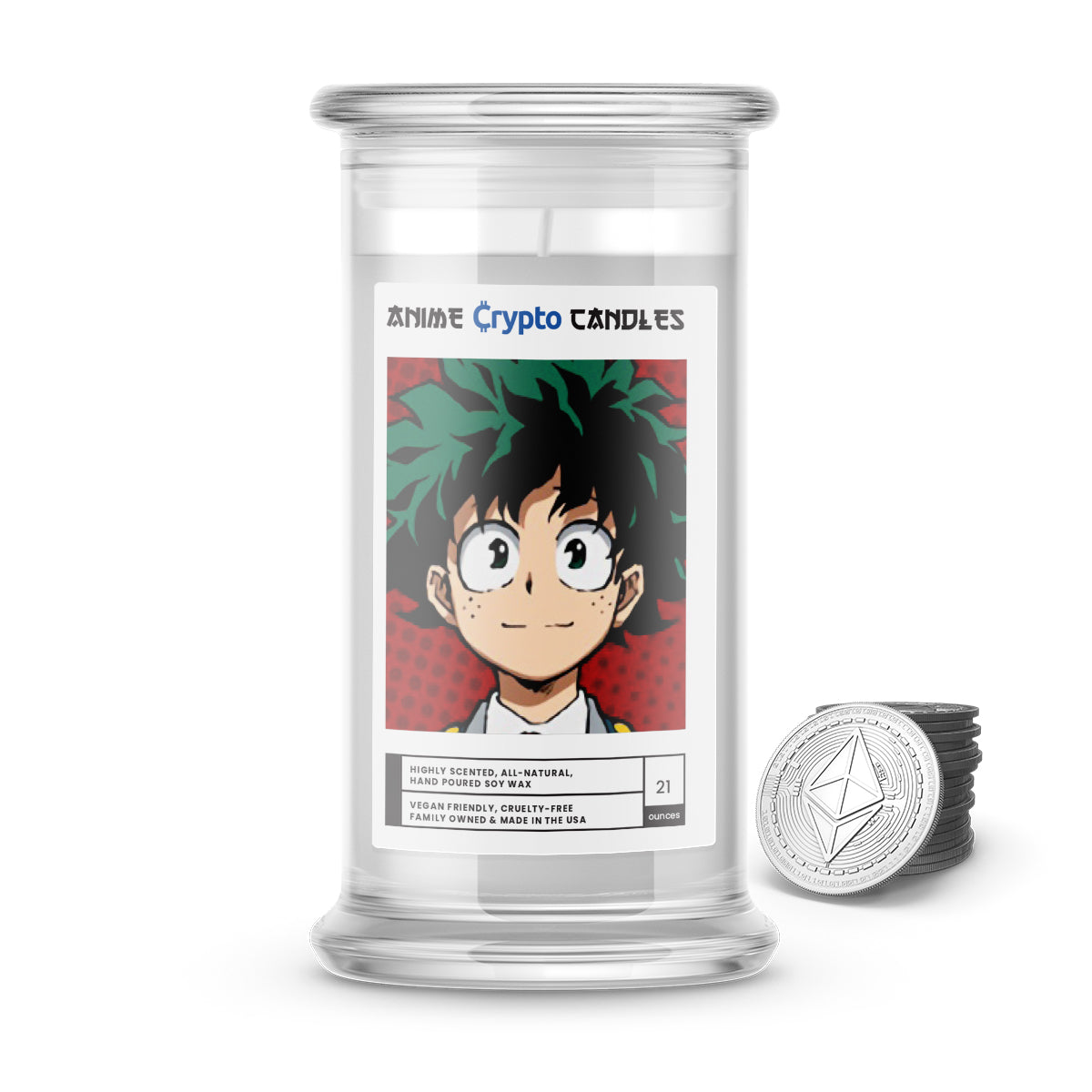 Midoriya, Izuku (緑谷 出久) - Crypto Anime Candles