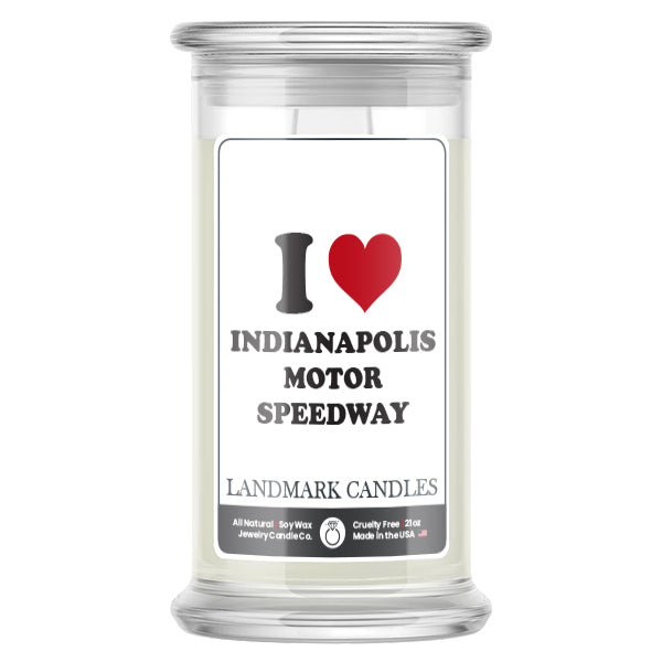 I Love INDIANPOLIS MOTOR SPEEDWAY Landmark Candles