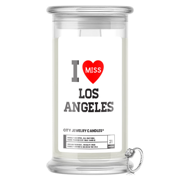 I miss Los Angeles City Jewelry Candles