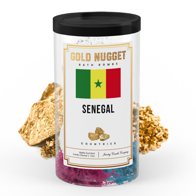 Senegal Countries Gold Nugget Bath Bombs