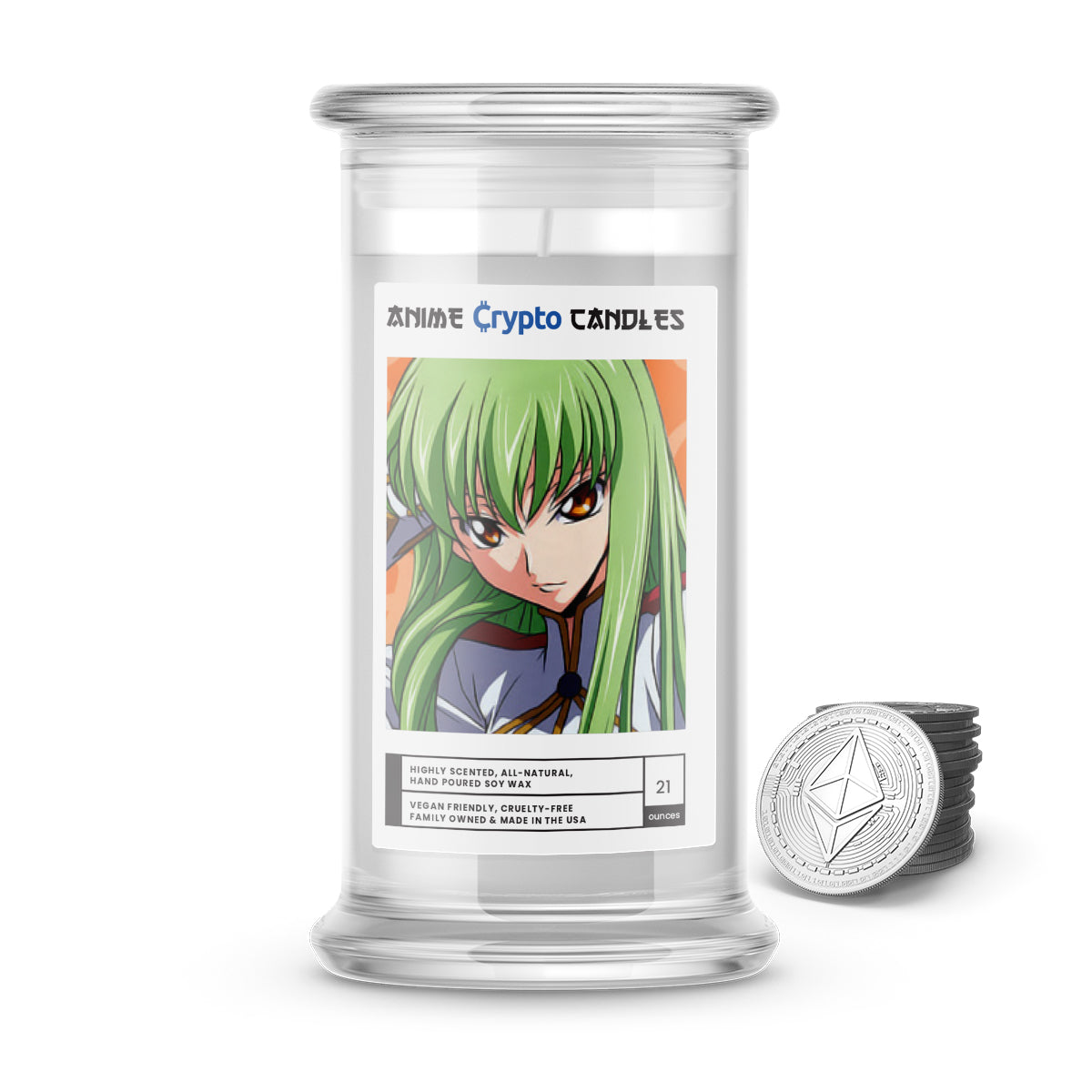 C.C. (シー・ツー) - Crypto Anime Candles