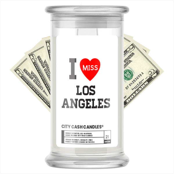 I miss Los Angeles City Cash  Candles