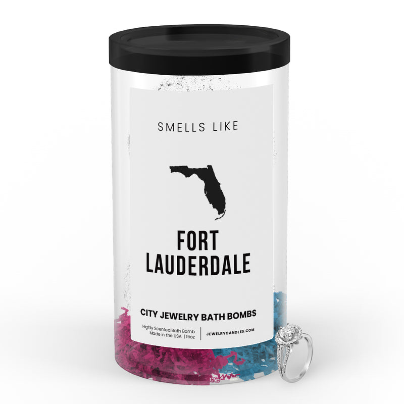 Smells Like Fort Lauderdale City Jewelry Bath Bombs