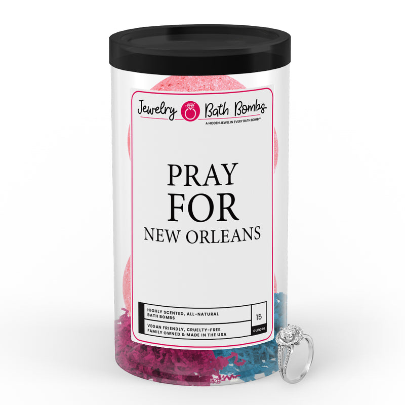 Pray For New Orleans Jewelry Bath Bomb